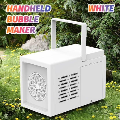 10 hole fully automatic bubble blowing handheld electric bubble machine toy outdoor birthday without battery and bubble water Beauty World Shop