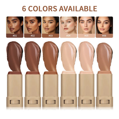 Foundation Skin Tint Balm Skin Tint Stick Waterproof Nourishing Solid Tinted Serum  Face Tinted Face Contour Stick Makeup Beauty World Shop