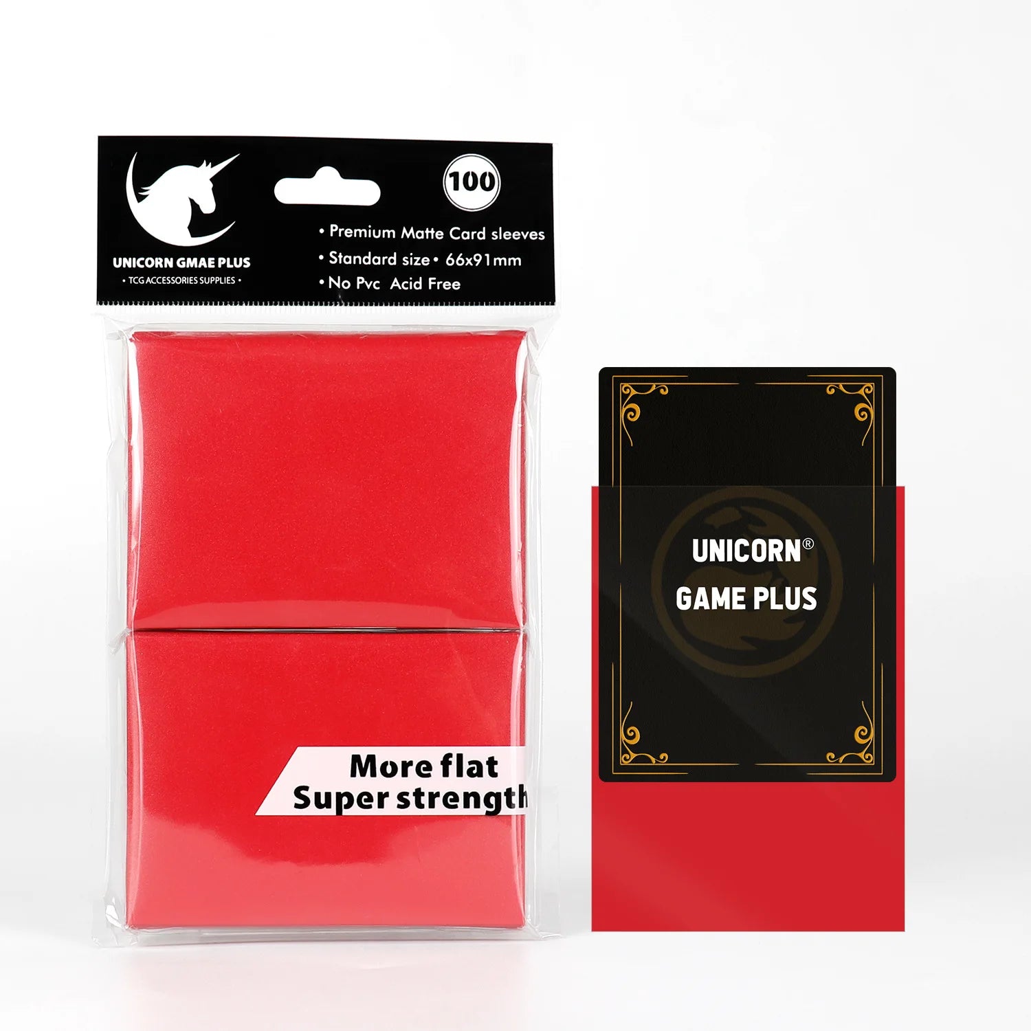 100Pcs/Set 66x91mm Matte Standard Size Card Sleeves TCG Trading Cards Protector for Tarot Shield Board Games Magical Cover PKM Beauty World Shop