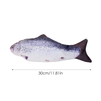 Cat Toys Fish USB Charger Fish Interactive Electric Floppy Fish Cat Toy Realistic Pet Cats Chew Bite Toys Pet Supplies Cats Dog Beauty World Shop