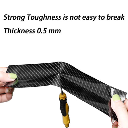 1-10m Nano Carbon Fiber Car 3D Tape Sticker Door Mirror Paste Protector Strip DIY Protection Protective Film Waterproof Adhesive Beauty World Shop