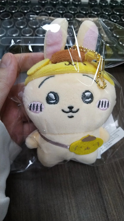 Self-deprecating Bear Chiikawa Sanrioi hachiware Plush Toy Co-branded Doll Pendant Cute Jiyi Xiaohachi Usaki Bedroom Ornaments Beauty World Shop