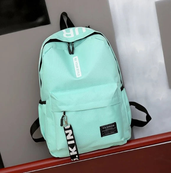 Fashion trend backpack backpack for men and women junior high school high school student bag large capacity korean version of th Beauty World Shop