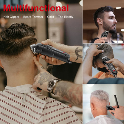 Cosoul Hair Clipper Compact Size Hair Trimmer Electric Beard Trimmer LED Display Hair Length Adjustable Big Capacity Battery Beauty World Shop