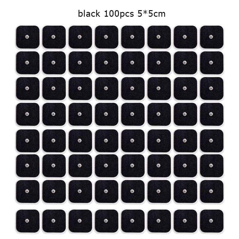 5*5cm  Unit Replacement Pads Non-woven Self Adhesive for  Patches Digital Machine Massager Body Massager Sticker Beauty World Shop
