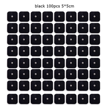 5*5cm  Unit Replacement Pads Non-woven Self Adhesive for  Patches Digital Machine Massager Body Massager Sticker Beauty World Shop