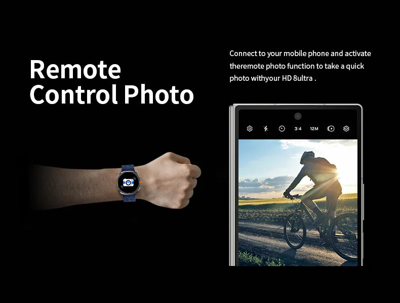 Smart Watch 8 Ultra 2025 Color Matching GPS Compass Smart Watch BT call NFC IP68 Waterproof 4GB Health monitoring Reduction 100% Beauty World Shop