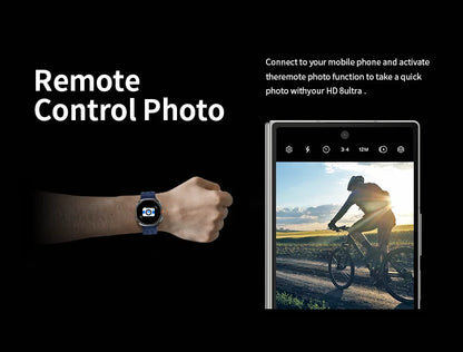 Smart Watch 8 Ultra 2025 Color Matching GPS Compass Smart Watch BT call NFC IP68 Waterproof 4GB Health monitoring Reduction 100% Beauty World Shop