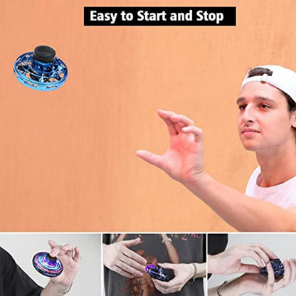 NEW LED Flying UFO Spinner Fingertip, Upgrade Flight Helicopter Gyro Flyorb Hover Ball, Mini Drone Aircraft Toy, Christmas Gift Beauty World Shop