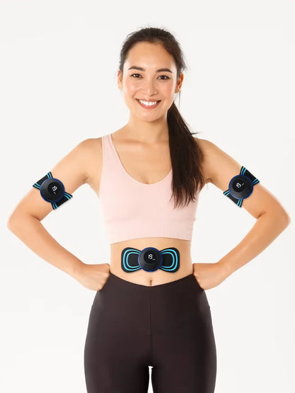 Mini Portable EMS Neck Massager Electric Neck Stretcher For  Cervical Muscle Pain Relief And Shoulder Relaxation Massage Patch Beauty World Shop