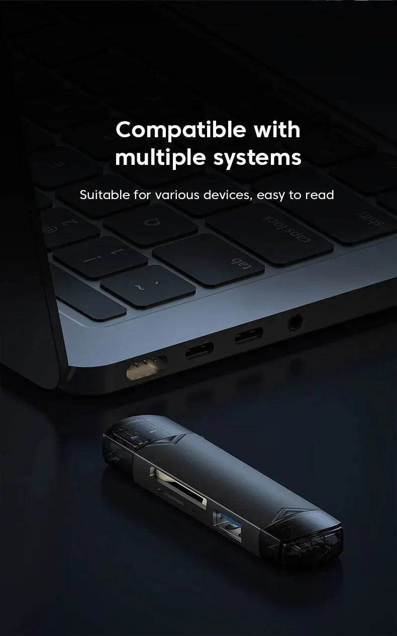 6 In 1 Multifunction Usb 3.0 Card Reader U Disk Type C/Micro Usb/Tf/Sd Flash Drive Memory Card Reading Adapter Phone Accessories Beauty World Shop
