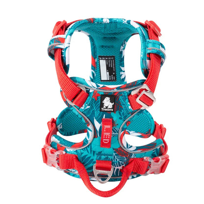 TRUE LOVE Pet Harness No Pull Nylon Reflective Dog Harness Adjustable Comfortable Control Step-in Brilliant Truelove TLH5654 Beauty World Shop