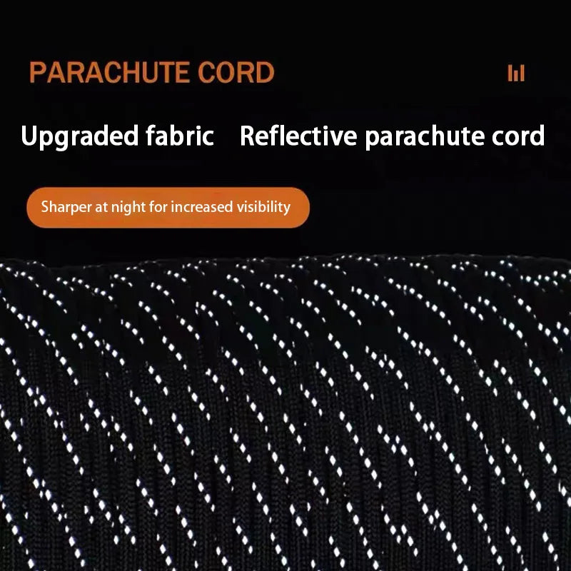 Reflective Paracord Military 7 Strand 4mm 550 Tactical Parachute Cord Camping Tent Lanyard DIY Bracelet Weaving Rope Beauty World Shop