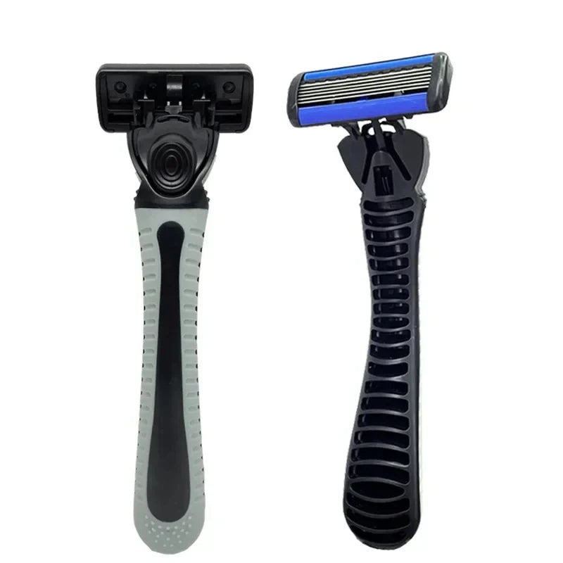 Razor Classic 6 Layer Safety Razor for Mens Shaving&Womens Hair Removal Shaving Blades Manual Shaver Beauty World Shop