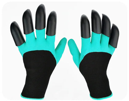 Horticultural Gloves with Claws Digging Gloves Garden Vegetable Flower Garden Planting Stab Resistant Protective Latex Gloves Beauty World Shop