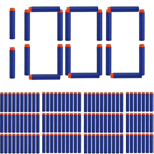 Blue Soft Hollow Hole Head Bullets 7.2cm For Nerf Refill Darts Toy Gun Bullets For Nerf Series Blasters Xmas Kid Children Gift Beauty Fashion