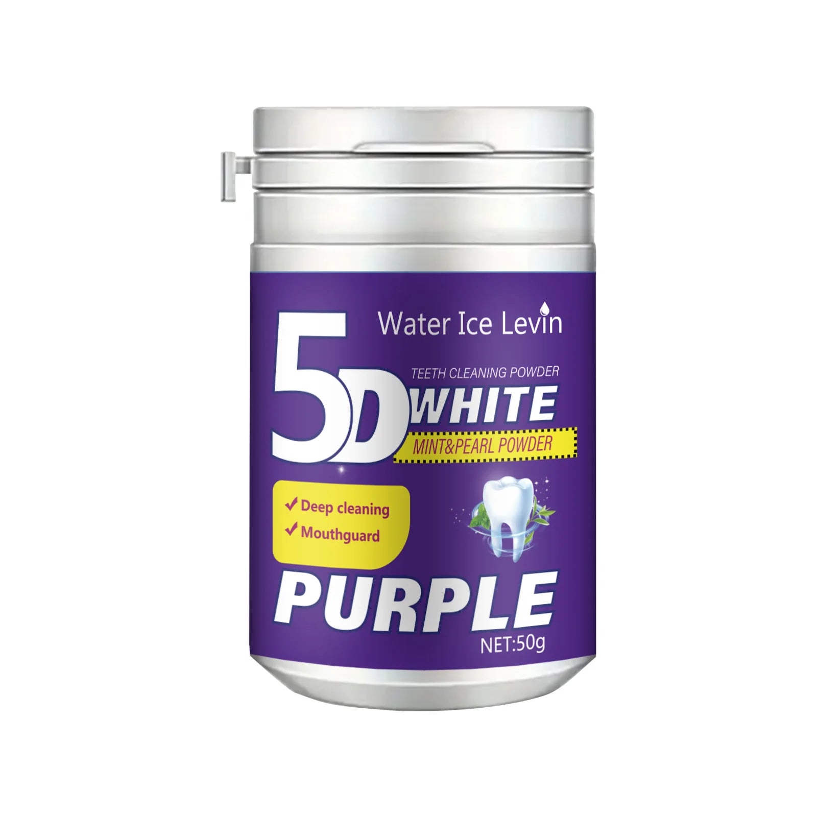 Simple Purple Brightening Powder - Conceals Stains, Non-Sensitive - Enamel-Safe Toothpaste Whitening Powder Suitable for Coffee, Tea, Food, Wine, and Tobacco Stains. Beauty World Shop
