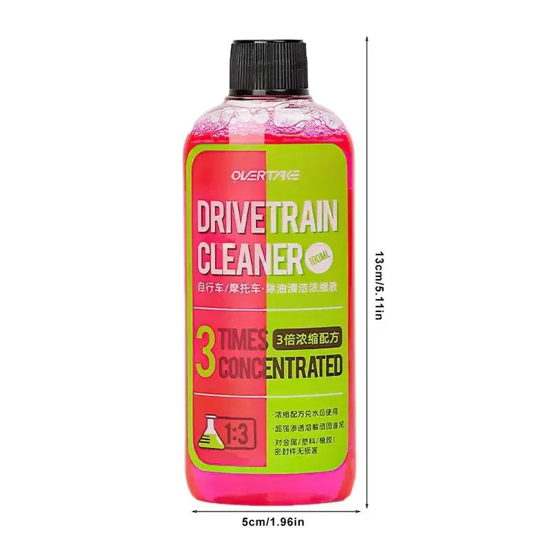 100ML Concentrated Bicycle Chain Cleaning Agent,Motorcycle Bike Drivetrain Cleaner Degreaser Mountain bike maintenance tools Beauty World Shop