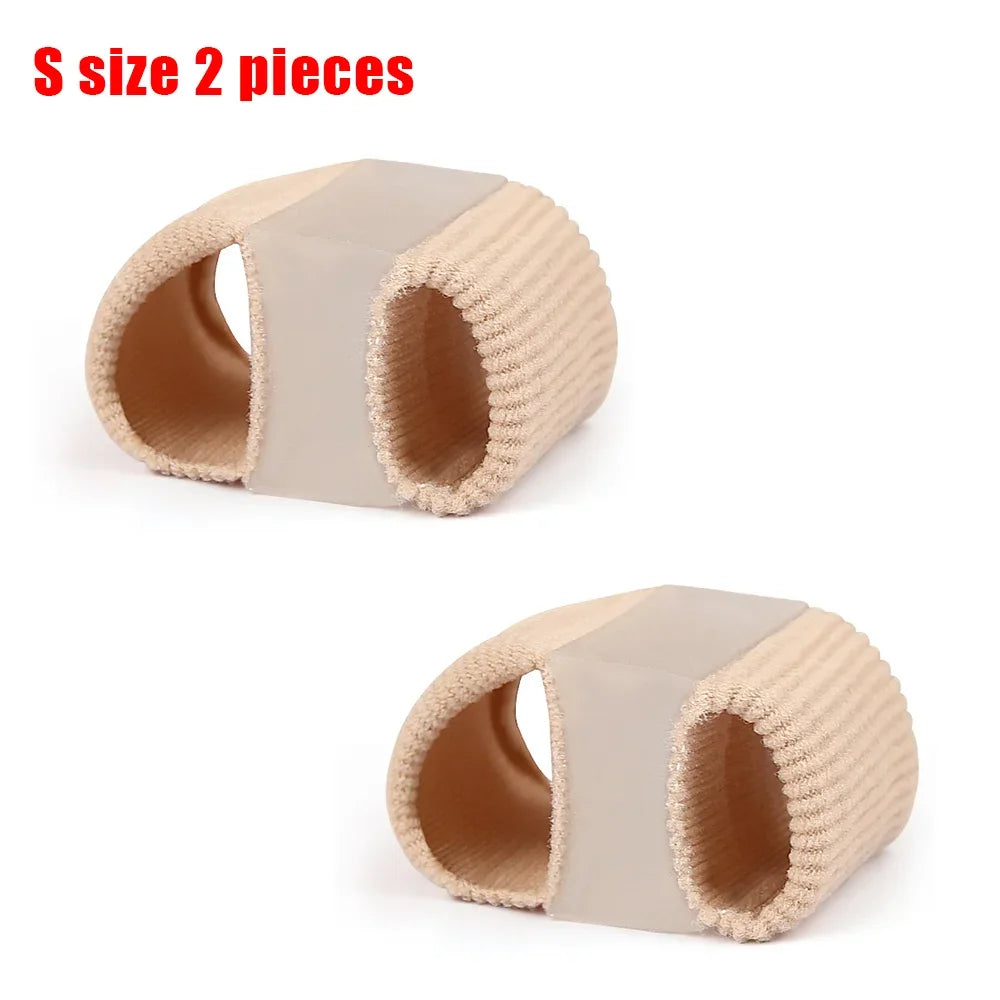 Gel Bunion Toe Separator W/Fabric Lining for Big Toe,Silicone Toe Spacers Breathable Toe Corrector Protector for Overlapping Toe Beauty Trend Shop