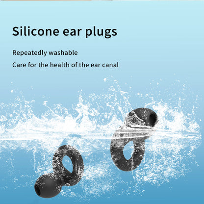 Silicone Earplugs for Swimming Sleep Noise Cancel Noise Reduction-Soundproof Reduce Disturbances -Quality loop Earplugs Beauty World Shop