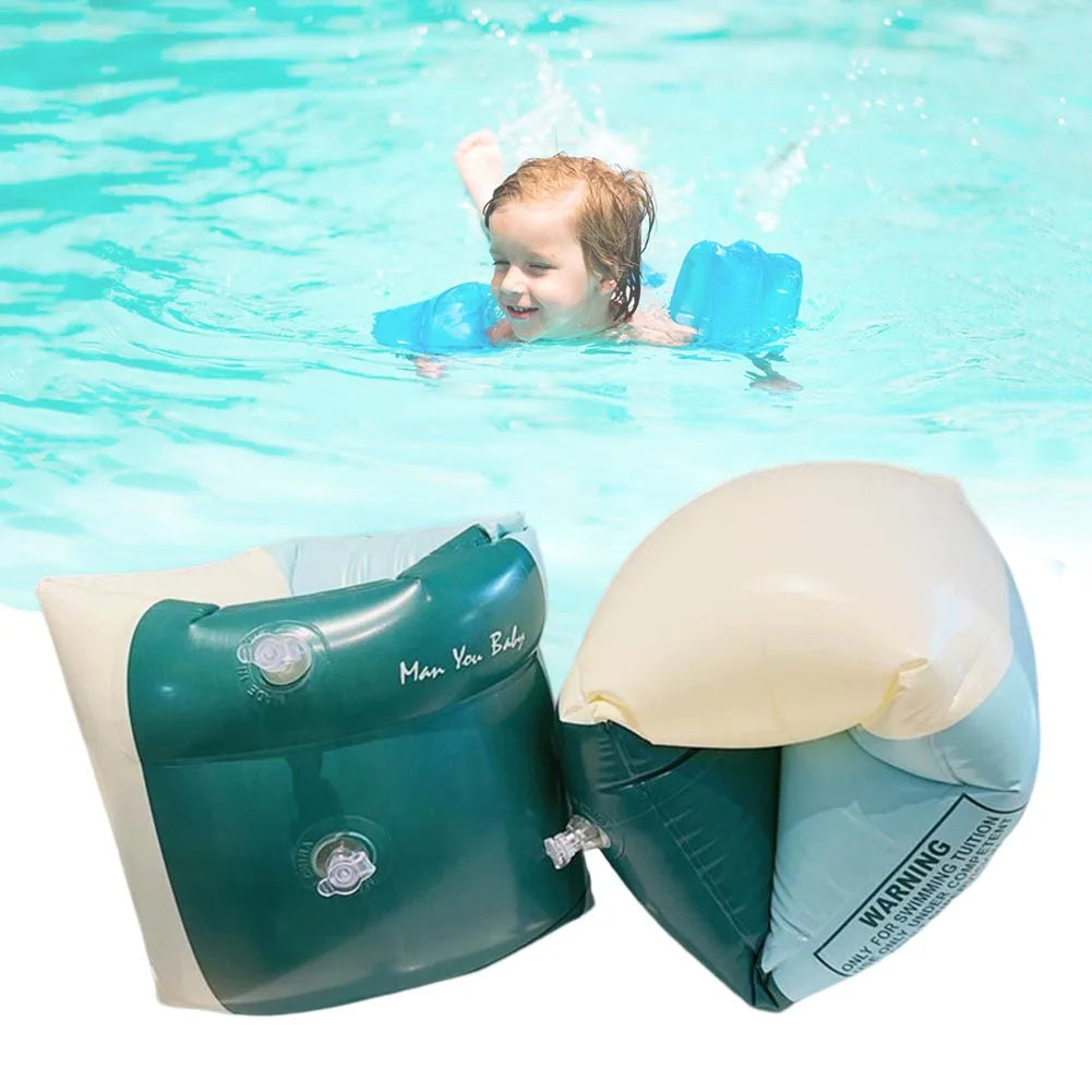 2pcs PVC Inflatable Arm Rings Summer Swimming Arm Floater Kids Pool Float Sleeve Inflatable Pool Buoy Armbands Pool Accessories Beauty World Shop