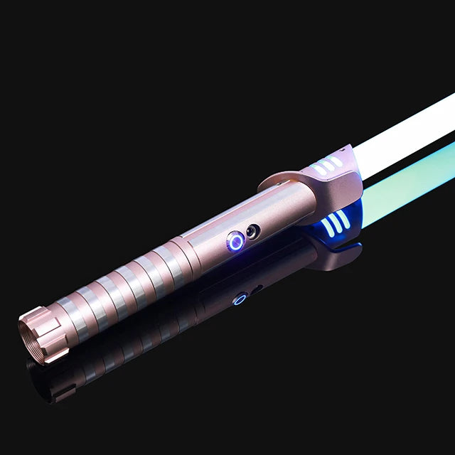 Luke RGB 16 Color Variable Metal Handle Lightsaber With Hitting Sound Effect FX Duel Lightsaber Metal Aluminum Handle Lightsaber Beauty World Shop