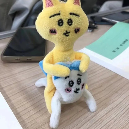 Chiikawa Super Muscle Lines Handmade Whole Body Movable School Bag Pendant Hachiware Usaqi Interesting Pendant Toys Beauty World Shop
