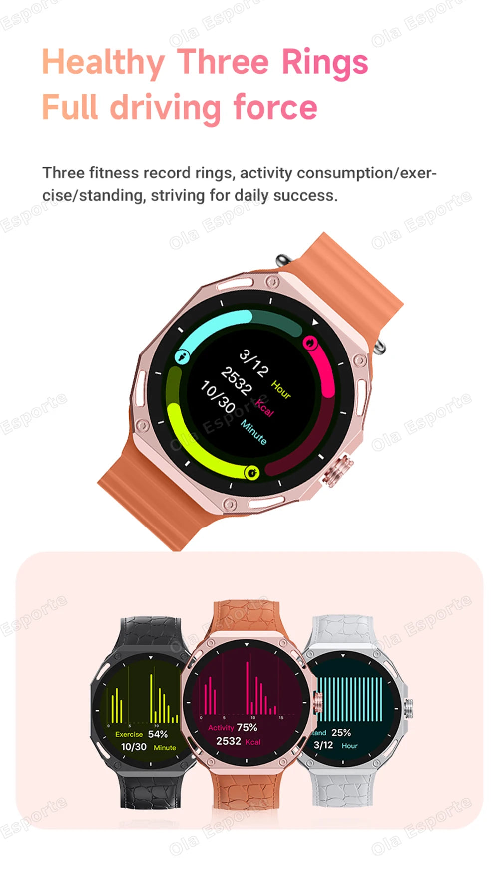 New Fashion Smart Watch 2025 Bluetooth Call Man Woman Heart Rate Health Monitoring Sports Waterproof Smartwatch for Android IOS