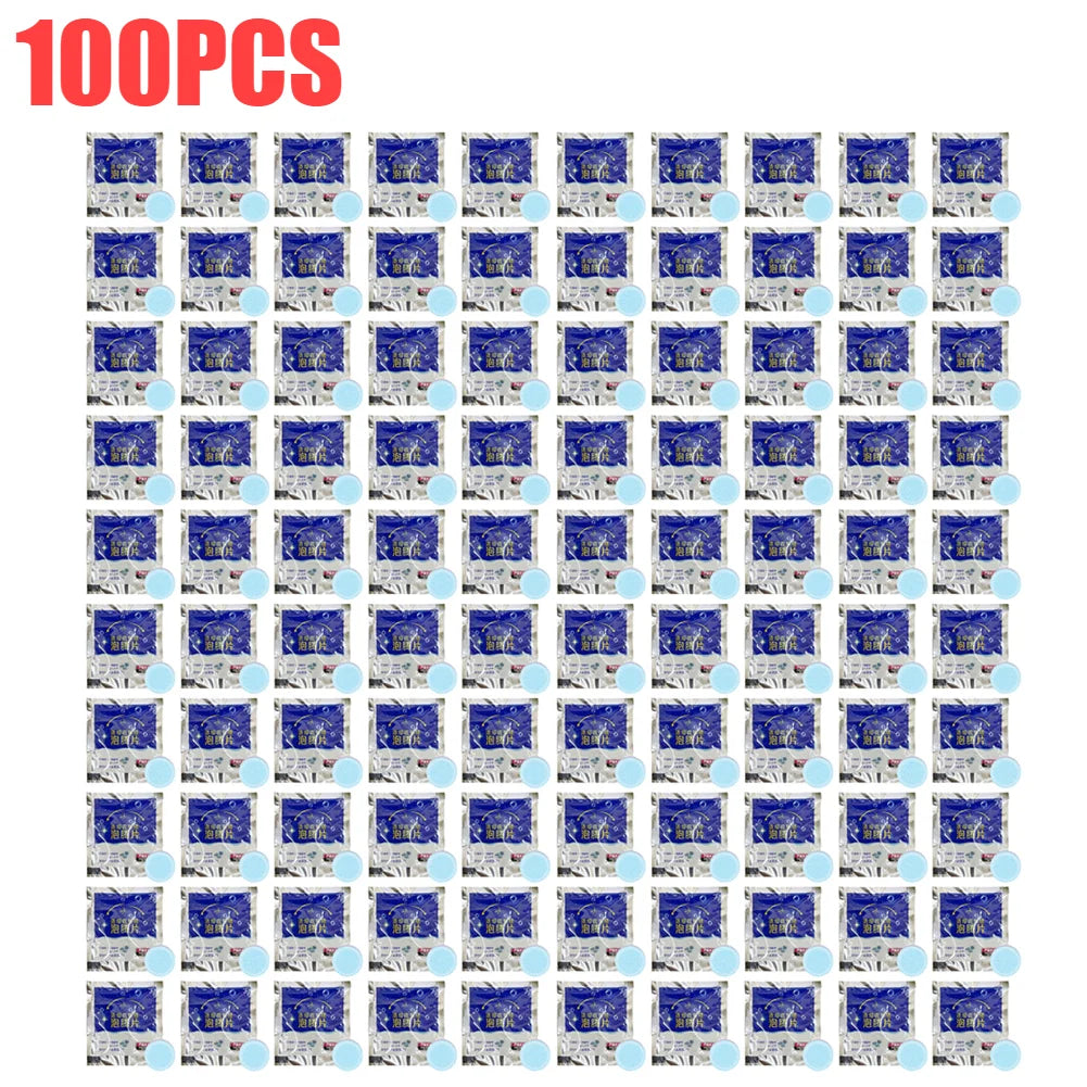 200-10pcs Solid Cleaner Car Windscreen Cleaner Effervescent Tablet Auto Wiper Glass Solid Cleaning Concentrated TabletsDetergent Beauty World Shop