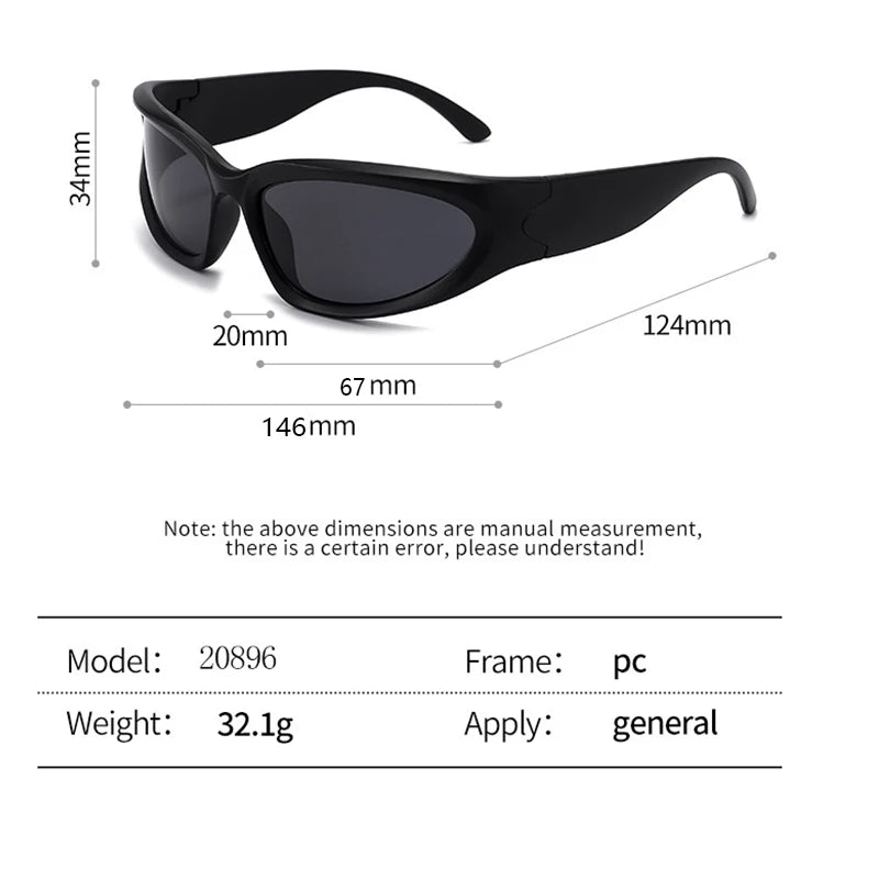 New Y2k Sunglasses For Men And Women Sports Cycling Glasses Uv400 Beauty World Shop