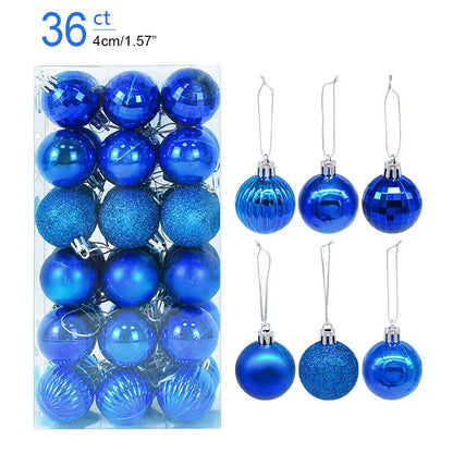 1box Christmas Balls Christmas Tree Ornaments Ball Xmas Hanging Tree Pendants Home Party Decor 2026 New Year Gift Noel Navidad Beauty World Shop
