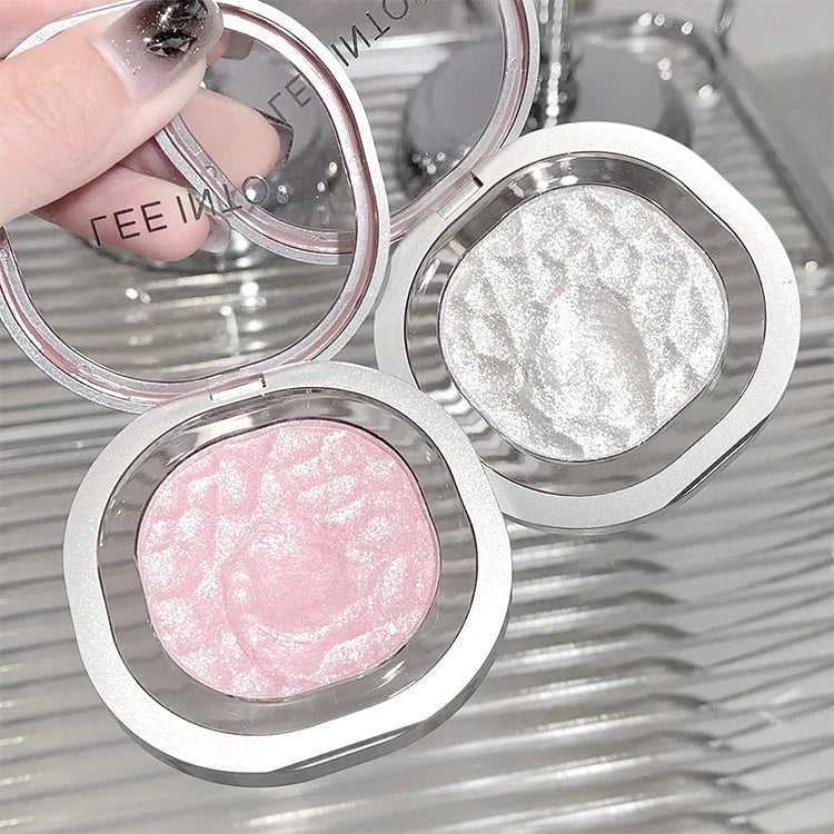 LEEINTO color-glowing high-gloss powder pearlescent powder brightens up the make-up eye shadow disc Beauty Trend Shop
