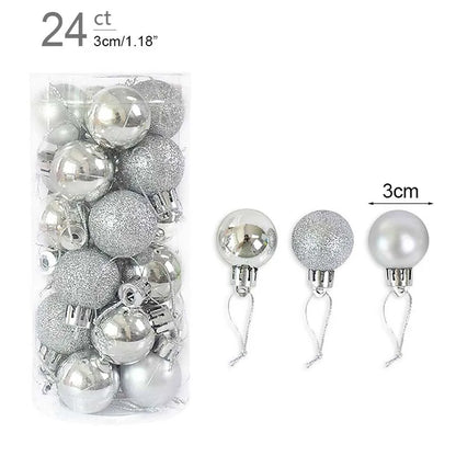 1box Christmas Balls Christmas Tree Ornaments Ball Xmas Hanging Tree Pendants Home Party Decor 2026 New Year Gift Noel Navidad Beauty World Shop