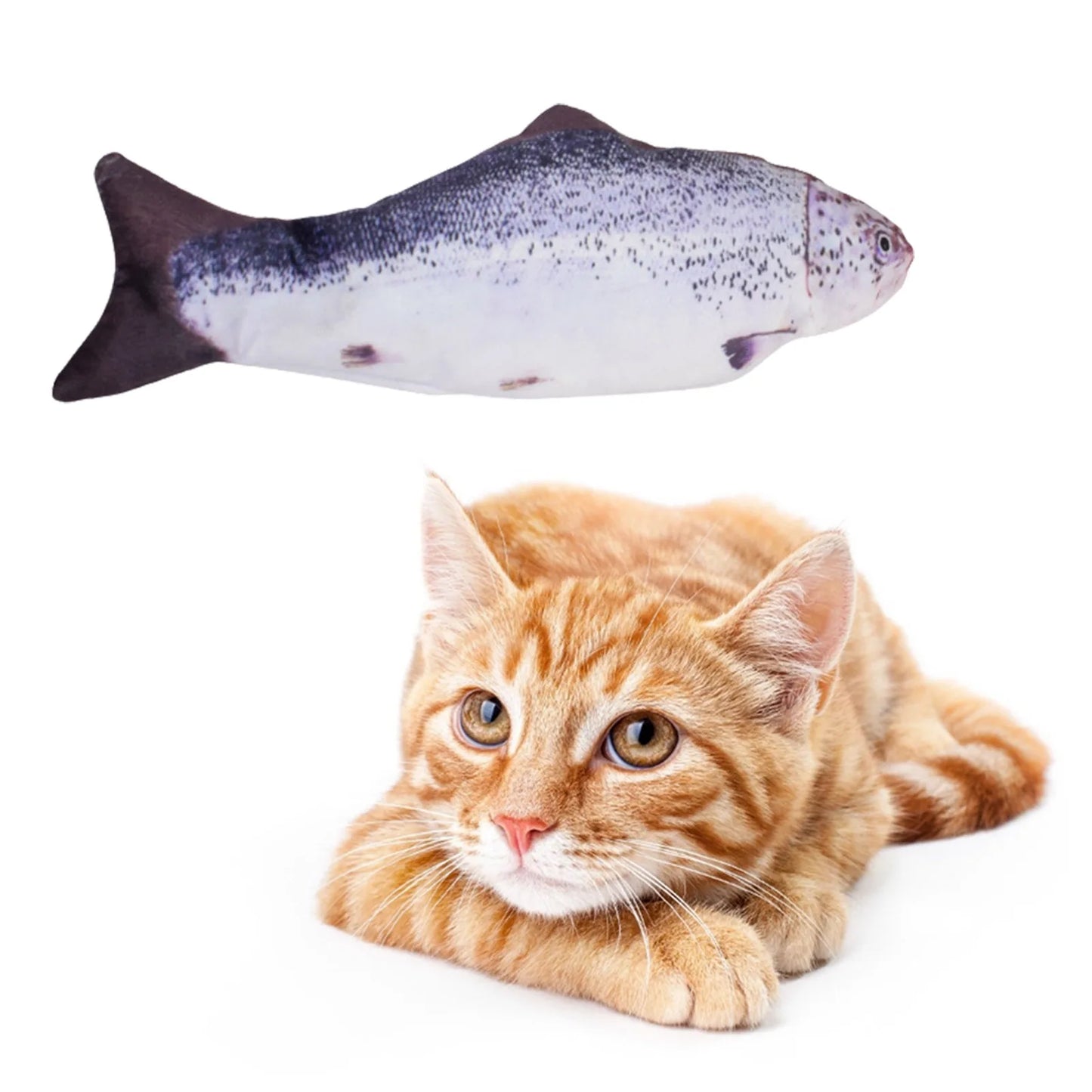 Cat Toys Fish USB Charger Fish Interactive Electric Floppy Fish Cat Toy Realistic Pet Cats Chew Bite Toys Pet Supplies Cats Dog Beauty World Shop