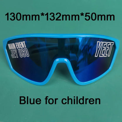 Jey Uso YEET Sunglasses Sports Shades MAIN EVENT Blue Glasses Bloodline USOS RARE Colors Motorcycle Glasses Beauty World Shop