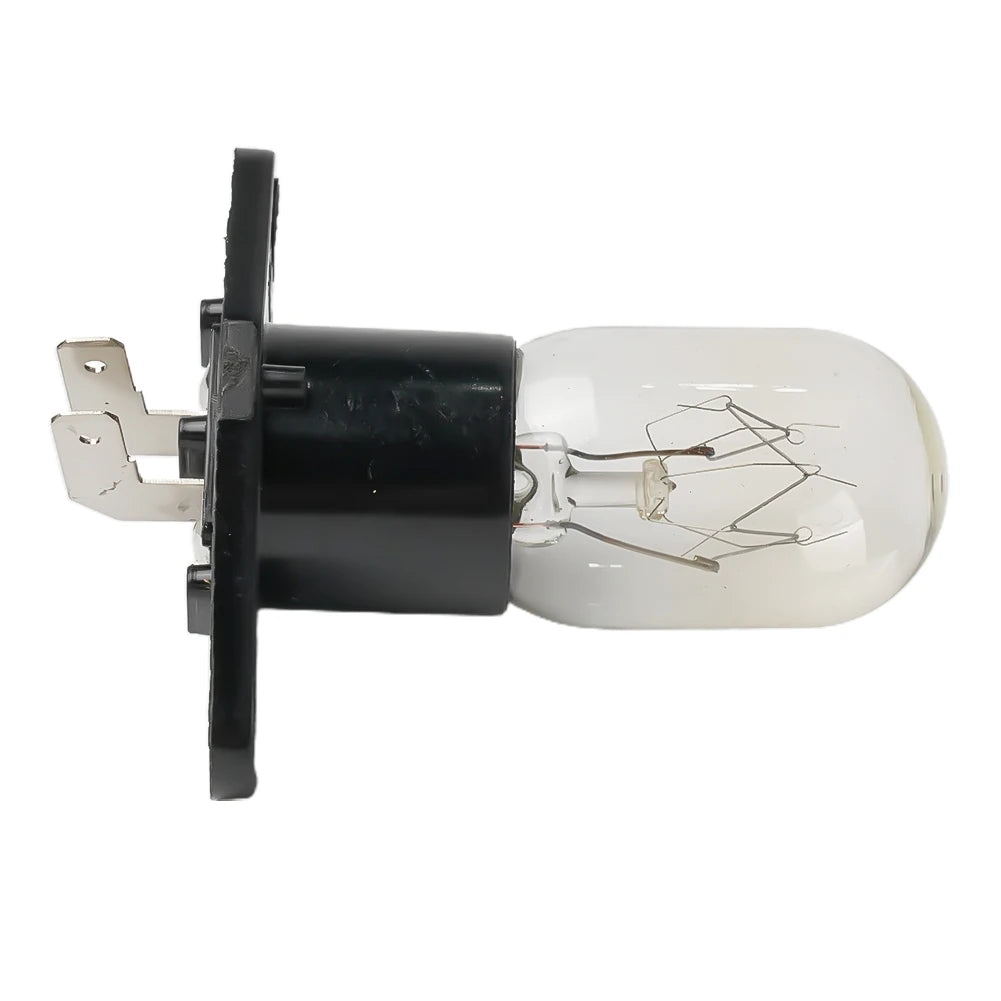 2A 250V 20W Microwave Oven Bulb Refrigerator Lighting Bulb Base Design With Holder Replacement Universal Beauty World Shop