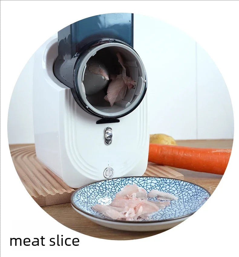 Multi-function Vegetable Cutter Household Kitchen Electric Vegetable Cutter Vegetable Slicer Shredder Automatic Beauty World Shop