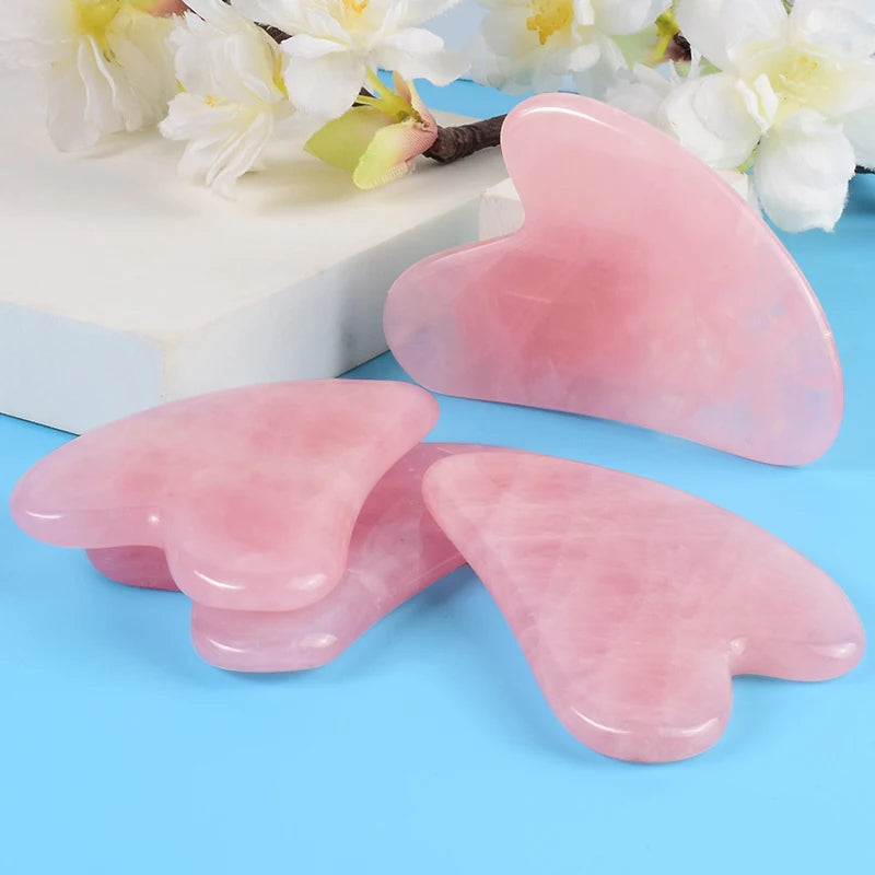 Natural Stone GuaSha Jade Facial Beauty Scraping Massage Tools Firm Skin Care Face Gua Sha SPA Physical Therapy Gue Che Roller Beauty World Shop