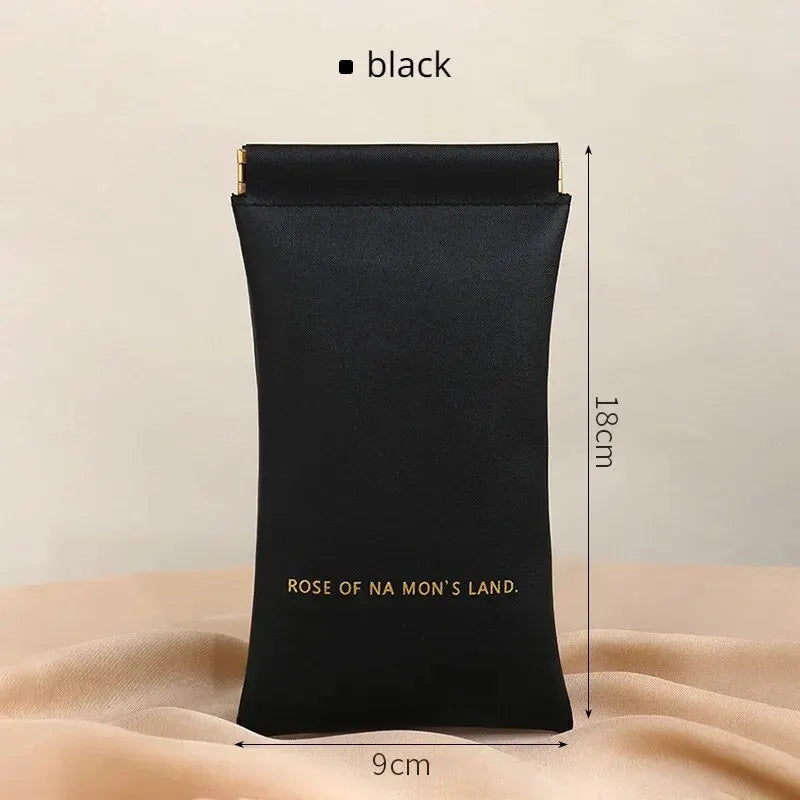 Glasses Bag, Female Sunglasses, Sunglasses Storage Box, Portable Cartridge, Myopia Eye Bag, Automatic Closing Protective Cover Beauty World Shop