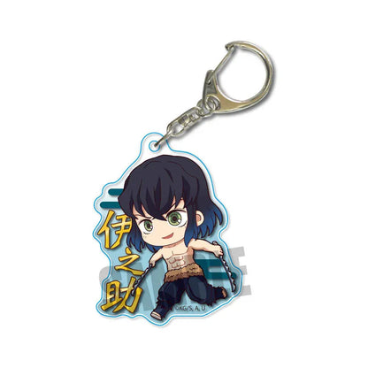 Demon Slayer doll toy Kimetsu No Yaiba Blade of Ghost Keychain Acrylic Pendant Car Key Chain Fans kids Xmas Gift Anime Jewelry Beauty World Shop