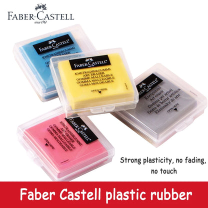 Faber - Castell Premium Soft Kneadable Eraser, Perfect for Art Painting, Design & Plasticine Stat - Ultra - Plastic Sketch Tool Beauty World Shop