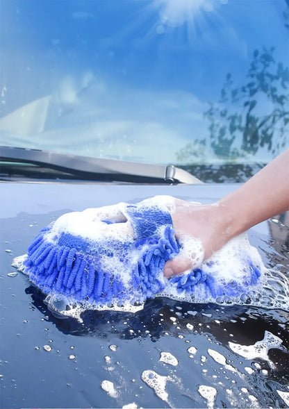Car Washing Sponge Brush Soft Chenille Microfiber Washing Brush Car Body Cleaning Water Absorbtion Brushes Detailing Washer Beauty World Shop