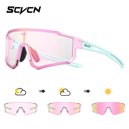 SCVCN Fashion Sunglasses for Men Sport Cycling Glasses Bike Bicycle Hiking Camping Golf UV400 Protection Glasses Women Baseball Beauty World Shop