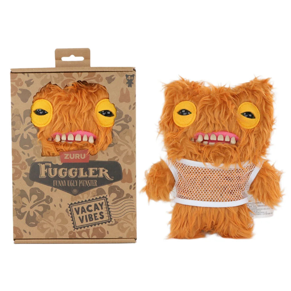 23CM Fuggler Hairy Fuggs Love Ugly Monster Plushies Toys Alien Kawaii Stuffed Animal Funny Vacay Vibes Underwear Series Dolls Beauty World Shop