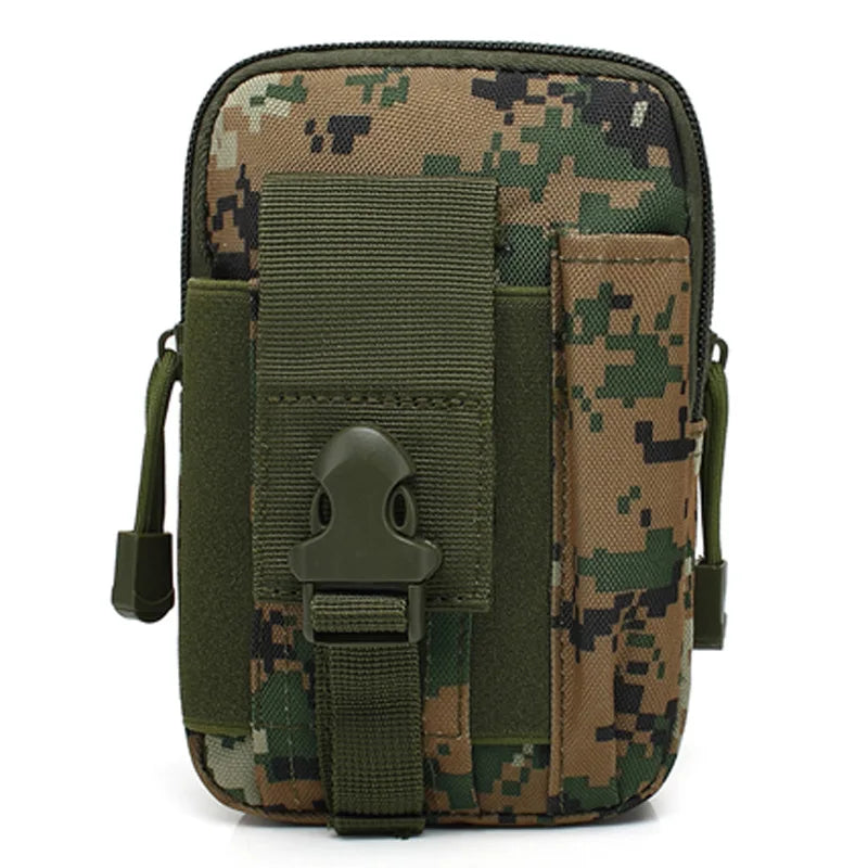 Mobile Phone Case Pouch Waist Bag Waterproof Nylon Multifunction Casual Men Waist Pack Male Small Bag Beauty World Shop