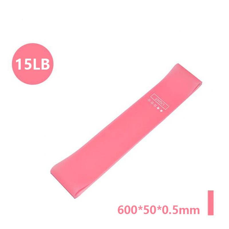 Portable Fitness Workout Equipment Rubber Resistance Bands Yoga Gym Elastic Gum Strength Pilates Crossfit Women Weight Sports Beauty World Shop