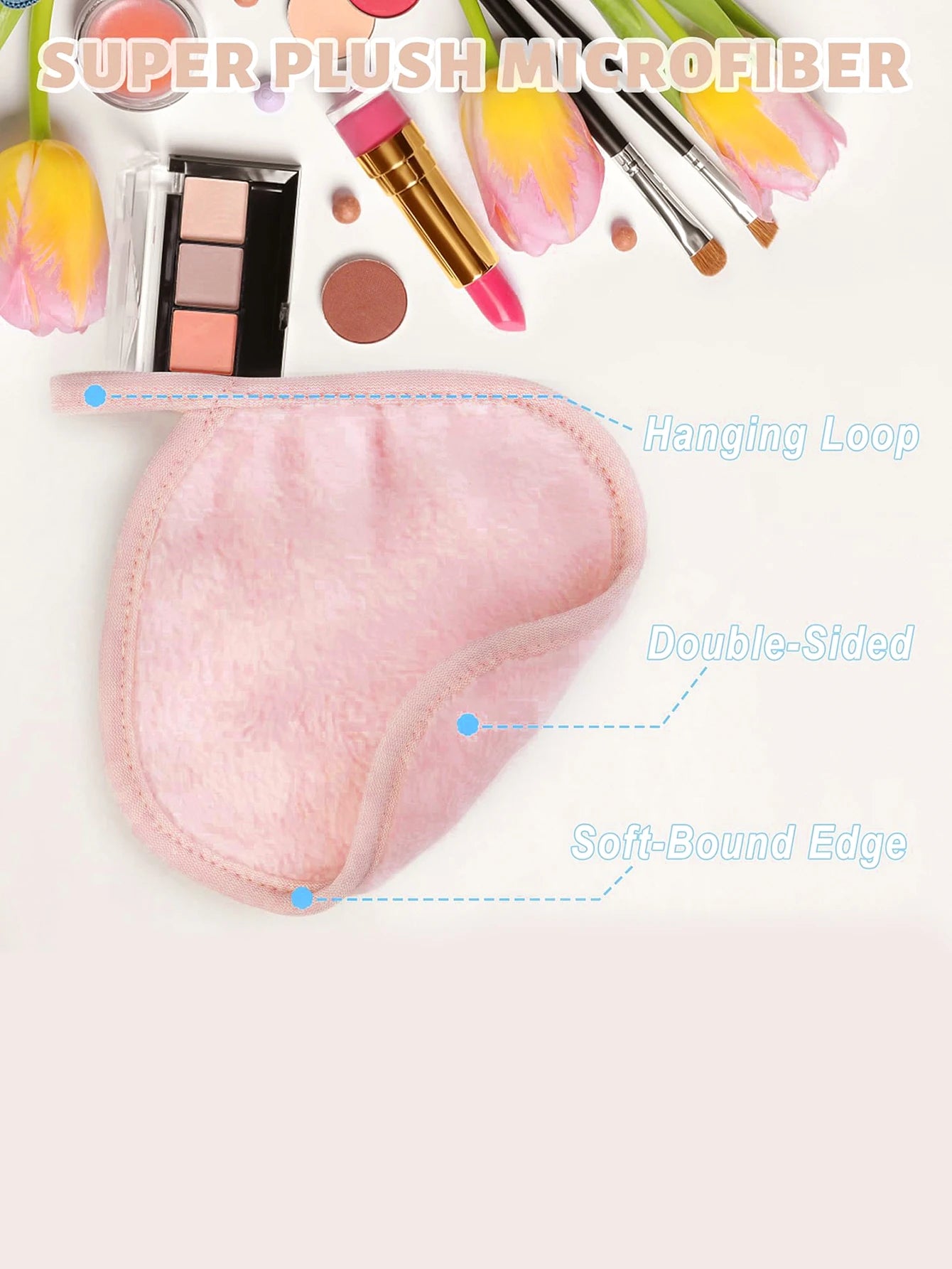5/10/20Pcs Microfiber Face Cloths Reusable Makeup Remover Cloth Makeup Towels Face Deep Cleaning Pads Skincare Beauty Tools Beauty World Shop