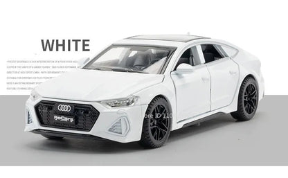1:32 Audi RS7 Sportback Model Toy Cars Alloy Diecast 6 Doors Opened with Pull Back Rubber Tires Ornament Vehicle Toys Gifts Beauty World Shop