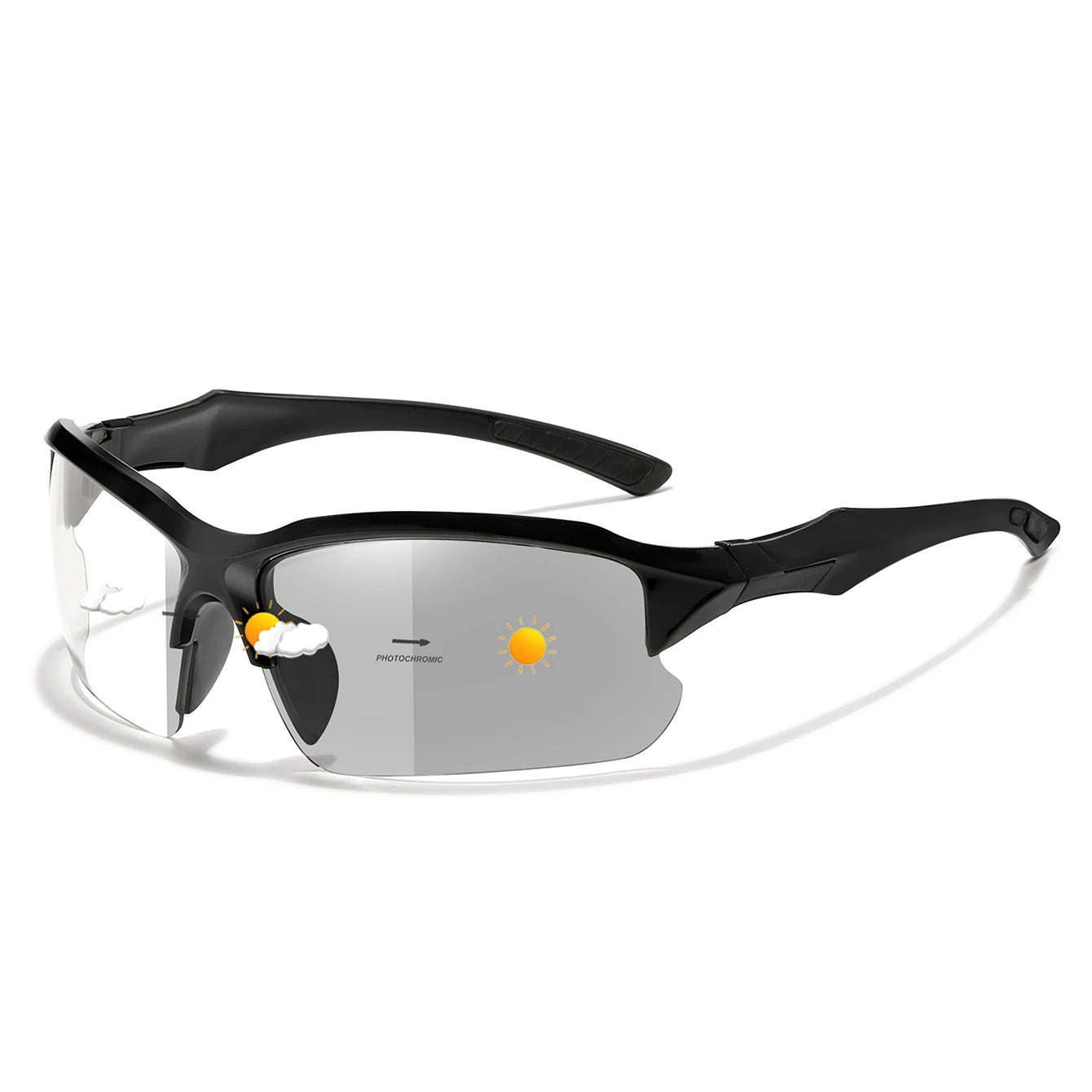 Photochromic Cycling Sunglasses Men Outdoor Sports Tactical Camouflage Goggles Vintage Driving Riding Fishing Windproof Beauty World Shop