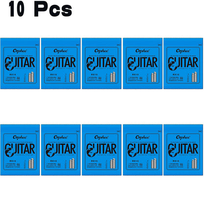 Orphee 1/5/10 Pcs Electric Guitar Strings Set RX Series Hexagonal Carbon Steel 6 String for Electric Guitar Accessories&Parts Beauty World Shop